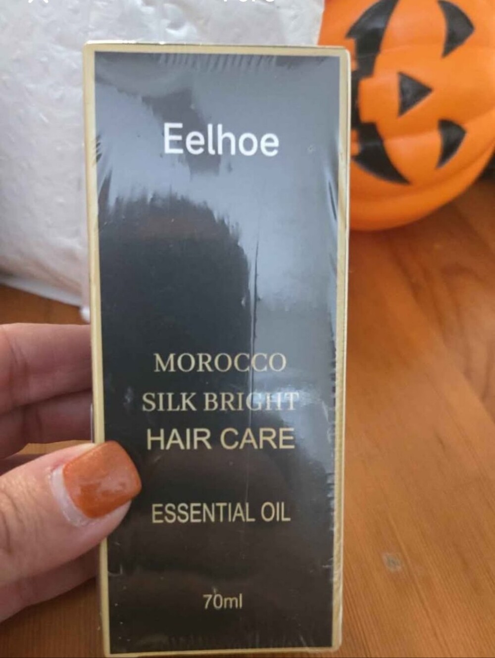 Morocco Silk Bright Hair Care Essential Oil - Black